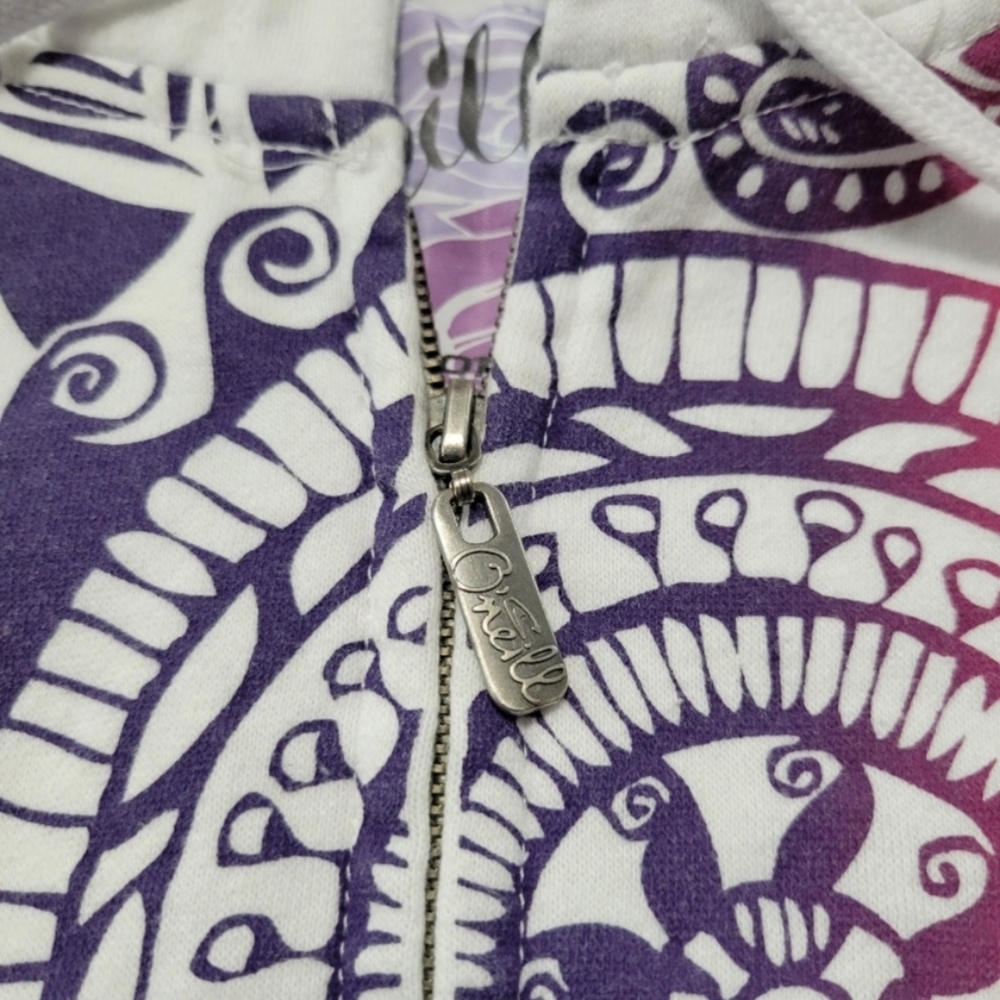 O'Neill Sweatshirt Size Large Y2k Surfer Girl Surf Culture Boho Chic With Flaws - Picture 8 of 13